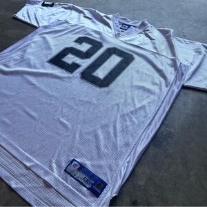 Reebok White and Black Mesh Jersey